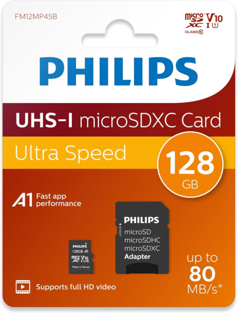 Karta pamięci Philips Ultra Speed microSDXC 128 GB