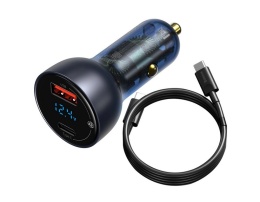 Ładowarka samochodowa Baseus do laptopa/telefonu USB-C/USB