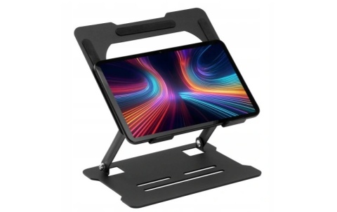 Podstawka metalowa regulowana pod laptop tablet do 17 cali stojak na biurko