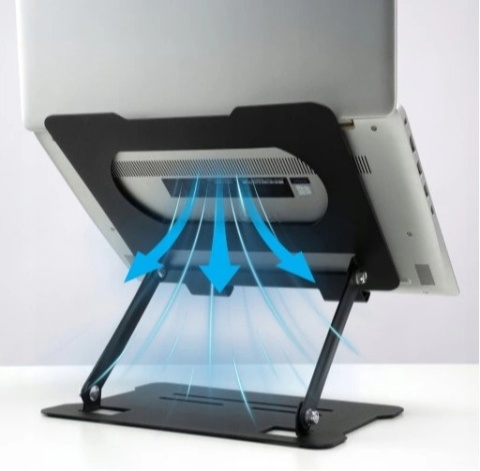 Podstawka metalowa regulowana pod laptop tablet do 17 cali stojak na biurko