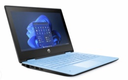 Dotykowy Laptop HP 11 G9 Błękitny | Intel | 8GB | 128GB | Windows 11