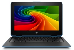 Dotykowy Laptop HP X360 Niebieski | Intel | 4GB | 128GB | Windows 11