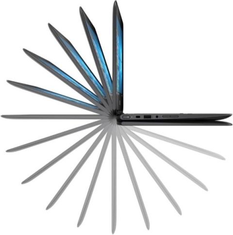 Dotykowy Laptop HP X360 Niebieski | Intel | 4GB | 128GB | Windows 11