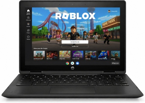 Dotykowy Laptop Tablet HP 11 X360 CZARNY