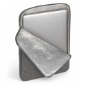 Etui Torba Na Laptop 14" Z Chowaną Rączką Szara