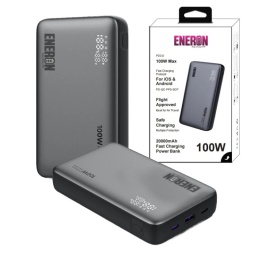 Powerbank ENERON 100W 20000mAh + kabel USB-C 100W 50 cm