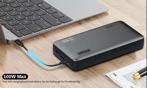 Powerbank ENERON 100W 20000mAh + kabel USB-C 100W 50 cm