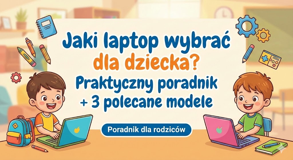 Jaki laptop wybrać dla dziecka? Praktyczny poradnik + 3 polecane modele